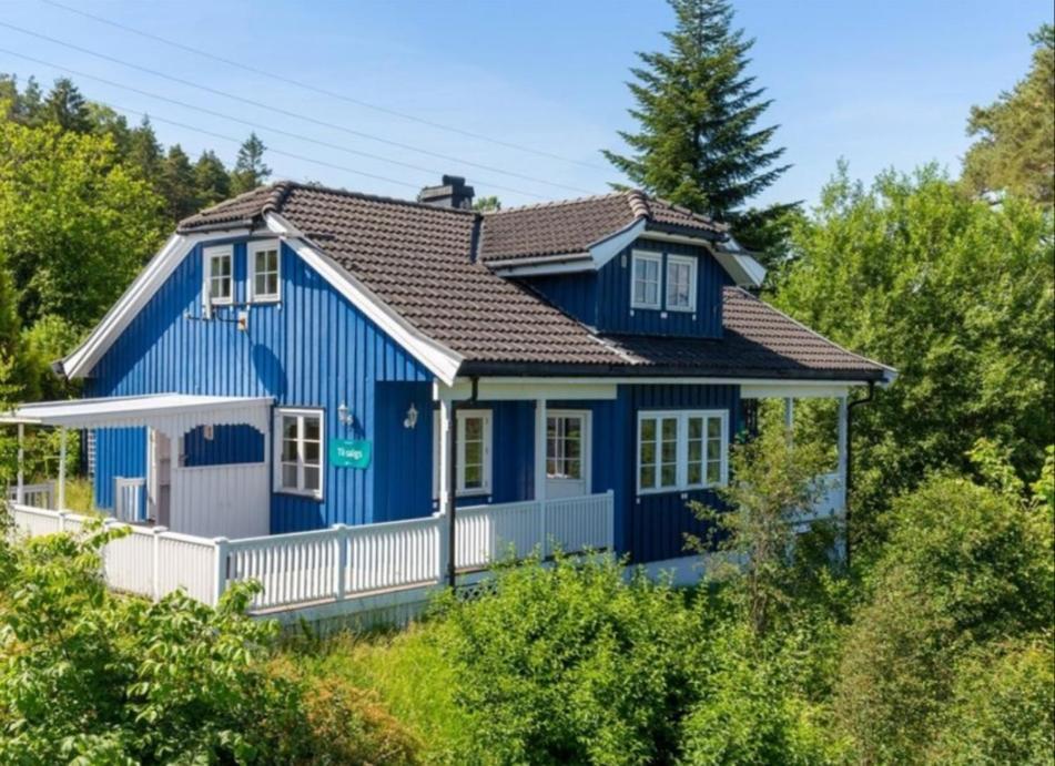 Blue House Brevik Porsgrunn Apartment Luaran gambar